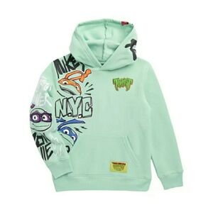 TMNT Hoodie Nickelodeon Green Sweatshirt Design Teenage Mutant Ninja Turtles New